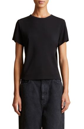 Khaite Emmylou T-Shirt in Black at Nordstrom, Size Large