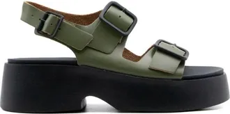 Camper Schoenen, Dames, Groen, 36 EU, Leer, Sandalen met hoge hak