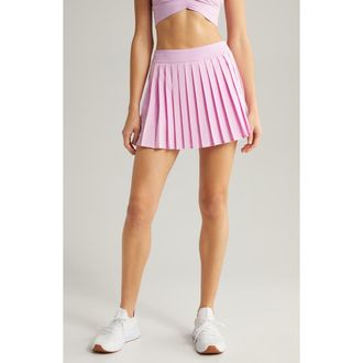 Zella Pleated Tennis Skirt with Shorts in Purple Pastel at Nordstrom Rack, Size Small