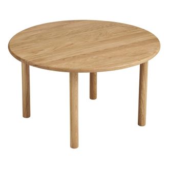 Moloo Mesa de centro en roble macizo natural &oslash;70 cm