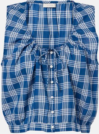 D&ocirc;en D&ocirc;en Theo checked cotton top