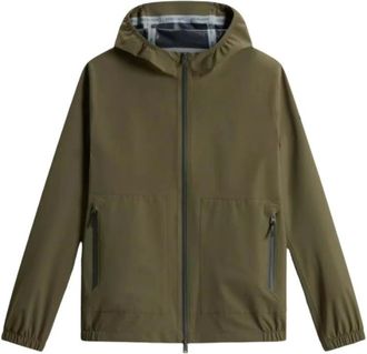 Woolrich Hombre, Chaquetas, Verde, Talla: M