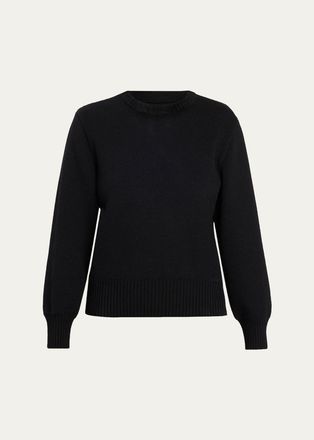 Toteme Wool-Cotton Crewneck Sweater