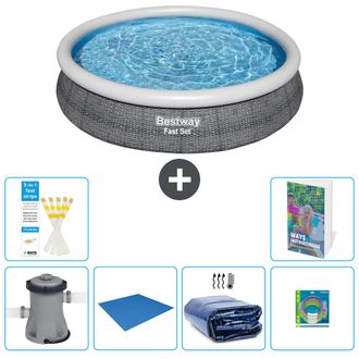 Bestway Piscina Bestway Fast Set Redonda - 366x76 Cm - 7-piezas S220