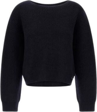 Herno Maglione in lana merino - - Knitwear - Donna - Blu - S