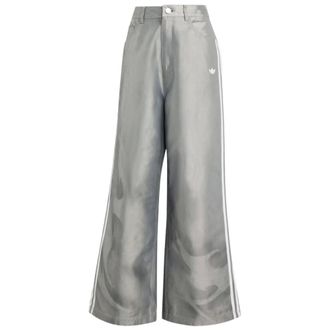 adidas Training Trousers, female, Gray, Size: W25 Baggy Shine Dnm Trousers