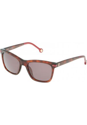 Carolina Herrera Womens SHE6035409XW 54 Sunglasses - Brown - One Size