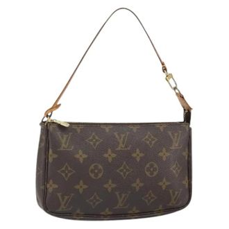 Louis Vuitton Pre-owned Shoulder Bags, female, Brown, Size: ONE SIZE Pre-owned Canvas Shoulder Bag