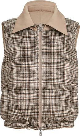 Brunello Cucinelli Reversible Check-pattern Gilet