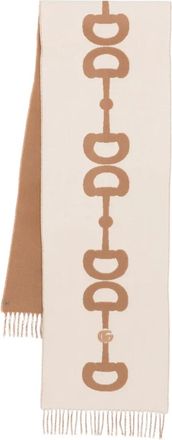 Gucci Horsebit scarf - women - Cashmere/Wool - One Size - Neutrals