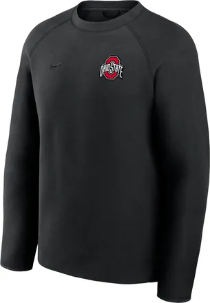Nike Ohio State Tech Fleece Nike Mens College Pullover Crew in Black | 05L6912ZOH-6DU