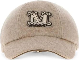 Max Mara MXAordine Cap - Dames - Petten - Beige - 57 CM - Accessoires