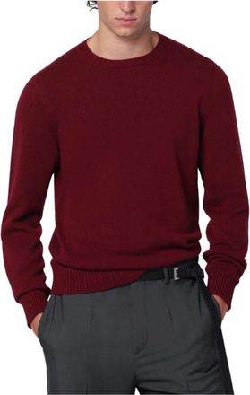 Drumohr Girocollo ML Rasato - Heren - Ronde hals truien - Rood - XL - Kasjmier - Truien & Vesten