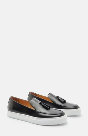 Scarosso Amedeo Sneakers in Black - Calf at Nordstrom, Size 43.5