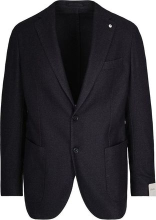 L.B.M. 1911 Single-Breasted Blazer In Virgin Wool And Cashmere Blend