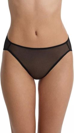 Skarlett Blue Jolie Sheer Lace French Cut Brief in Black at Nordstrom, Size X-Large