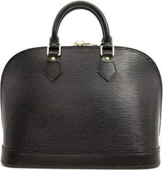 Louis Vuitton Tweedehands leren Louis Vuitton tassen - Dames - Vintage Handtas - Zwart - ONE Size - Vintage