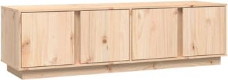 vidaXL Tv Cabinet 140x40x40 cm Solid Wood Pine Vidaxl