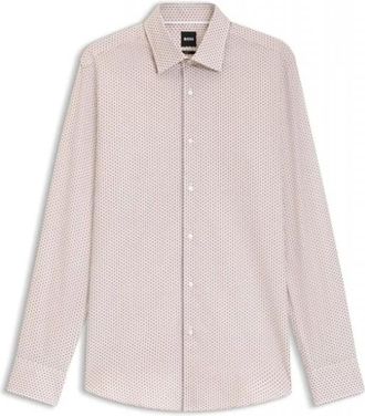 HUGO BOSS Hombre, Camisas, Beige, Talla: L