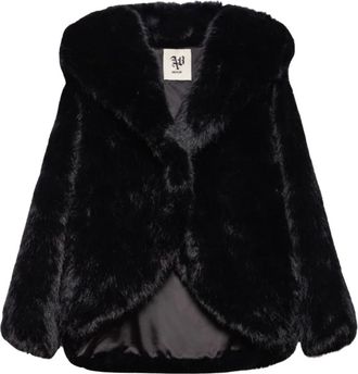 Aniye By Cazadora Corta de Eco-piel con Capucha - Jackets - Mujer - Negro - M