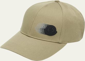 Moncler Mens Twill Logo Baseball Cap