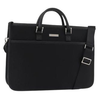 Burberry Pre-owned Vintage Nylon Business Bag - Dames - Vintage Handtas - Zwart - ONE Size - Nylon - Vintage