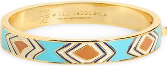 Lele Sadoughi x The Met Enamel Bangle in Turquoise at Nordstrom