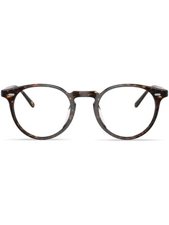 Oliver Peoples N.02 round-frame glasses - Green