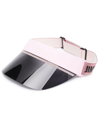 Jimmy Choo Eyewear Cappello con stampa - Rosa