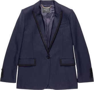 Nenette Giacca - Dames - Blazers - Blauw - S - Jassen