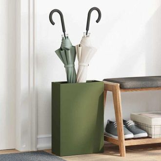 vidaXL Soporte Para Sombrilla Verde Oliva 28 X 12 X 41 Cm Acero Vidaxl