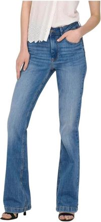 Only Flora Jeans - Dames - Flared Jeans - Blauw - W28 - Jeans