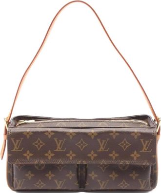 Louis Vuitton Borsa a spalla Vivacite MM 2005 - Marrone