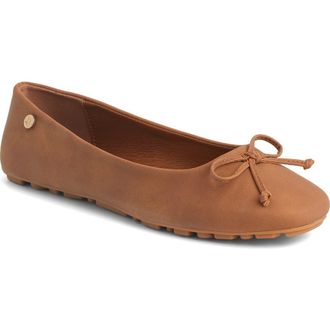 New York & Company Frankie Flat in Cognac at Nordstrom Rack, Size 7.5