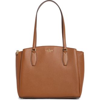 Kate Spade New York monet large triple compartment tote bag in Warm Gingerbread at Nordstrom Rack