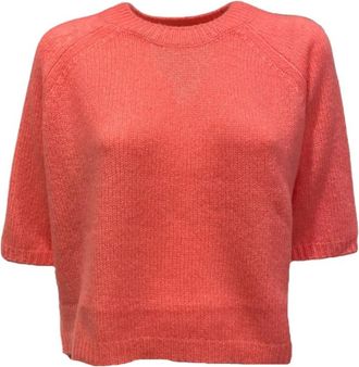 Lu Ren Shii Pullover - Dames - Cashmere truien - Roze - M - Kasjmier - Truien & Vesten