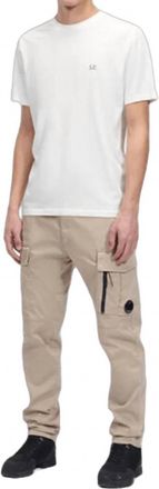 C.P. Company Functional Loose-Fit Cargo Trousers In Cobblestone Brown