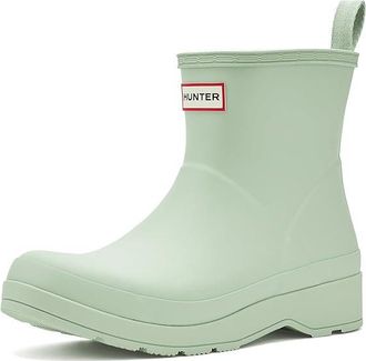 Hunter Play Shrt Scp Bt Womens Rain Boots Light Green : 11 M