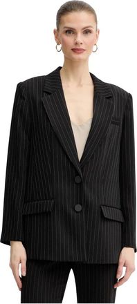 A|X Armani Exchange Blazer van gemengde stof - Dames - Blazers - Zwart - M - Polyester - Jassen