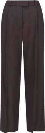 Low Classic Cotton-Blend Pants - Brown