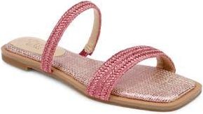 Badgley Mischka Helena Slide Sandal in Pink Fab at Nordstrom Rack, Size 6.5