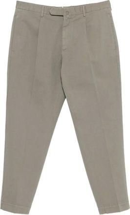 Dell'Oglio Chino met geplooid detail - Beige