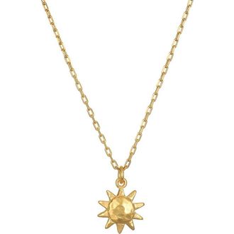 Satya Jewelry Here Comes the Sun Necklace in Gold at Nordstrom