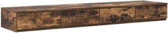 vidaXL Vidaxl - Bed Drawers Smoked oak 135 x 36.5 x 16.5 cm Engineered wood