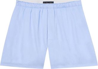Brooks Brothers Cotton Boxer Shorts - Heren - Onderbroek - Blauw - S - Katoen - Ondergoed