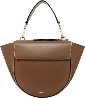 Wandler Hortensia Mini Tas - Dames - Tassen - Bruin - Maat: ONE Size Leer