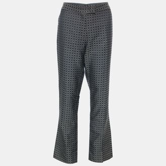 Joseph Black & Green Cravatte Jacquard Duke Trousers