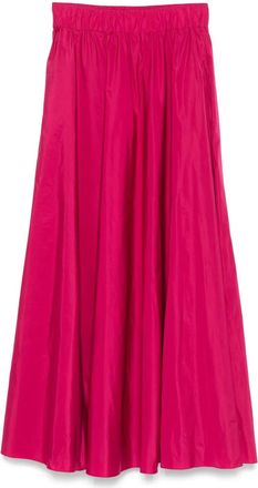 P.A.R.O.S.H. Gonna lunga in taffetà - Rosa
