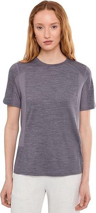 Smartwool Mountain Bike Short Sleeve Jersey Womens Clothing Purple Storm Heather : MD, Polyester/Wool