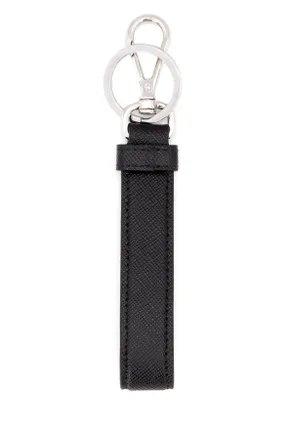Prada Mens Portachiavi F0002 Acciaio-Vitello Keychains